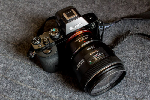 α7用Viltrox MOUNT ADAPTER EF-NEX IIを取り付けてEF35mm F2 IS USMを使ってみました。