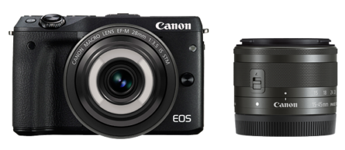 EOS M3・M10にEF-M28mm F3.5 マクロ IS STMの新キット登場。