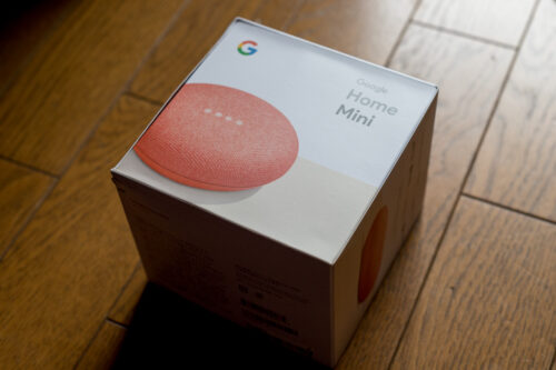 Google Home Mini到着。