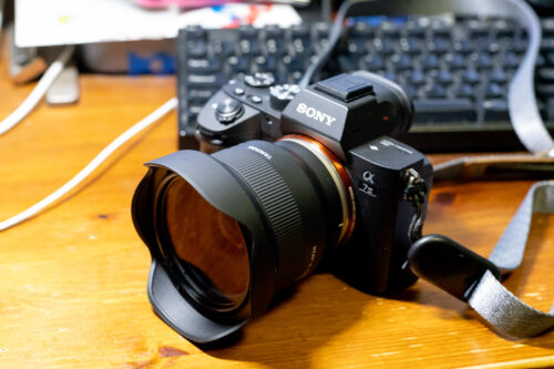 タムロンの激安超広角20mm F/2.8 Di III OSD M1:2 (Model F050)。