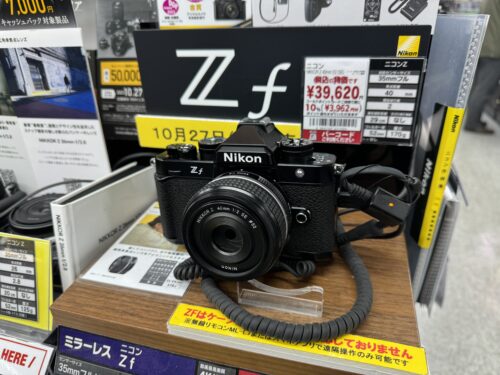 ニコンZ f実機触ってきました。