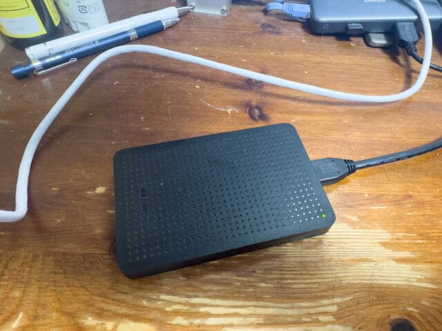 IO DATAのNAS、LanDiskに接続していたUSB SSDのアクセス権を回復して初期化したメモ。
